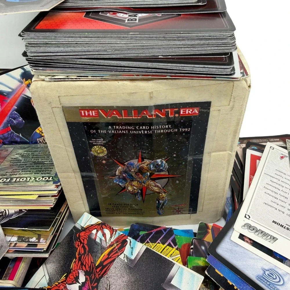 Mixed Lot Trading Cards Marvel Valiant DC‎ Pokemon Digimon Image Impel Skybox